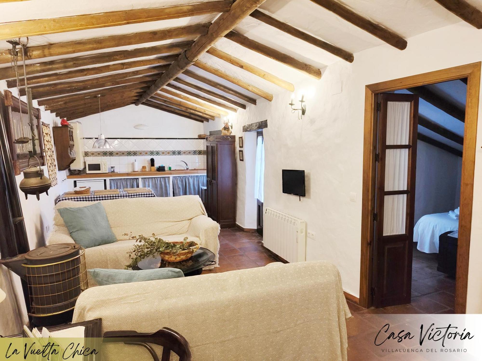 Conjunto Rural Casa Victoria Pension Villaluenga Del Rosario Buitenkant foto